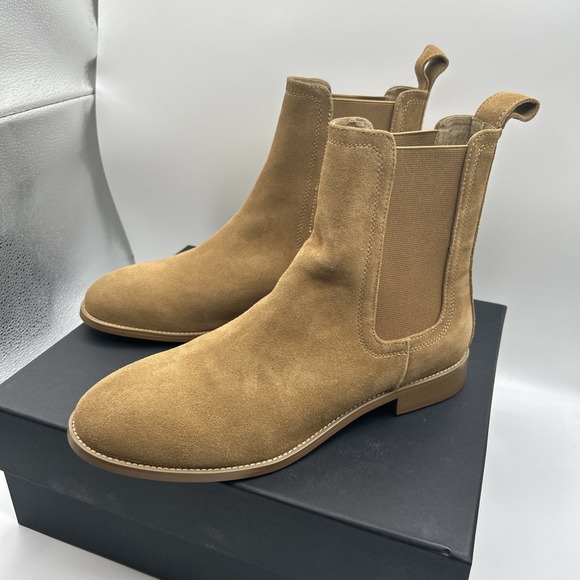 NEW Saint Morta Nomad Chelsea Boot,Tan Suede Leather,Leather Sole,Men's SZ:10M - Picture 10 of 15